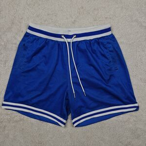 Healong Retro Gym Shorts Women's Medium Blue Thick Lined 5" Inseam